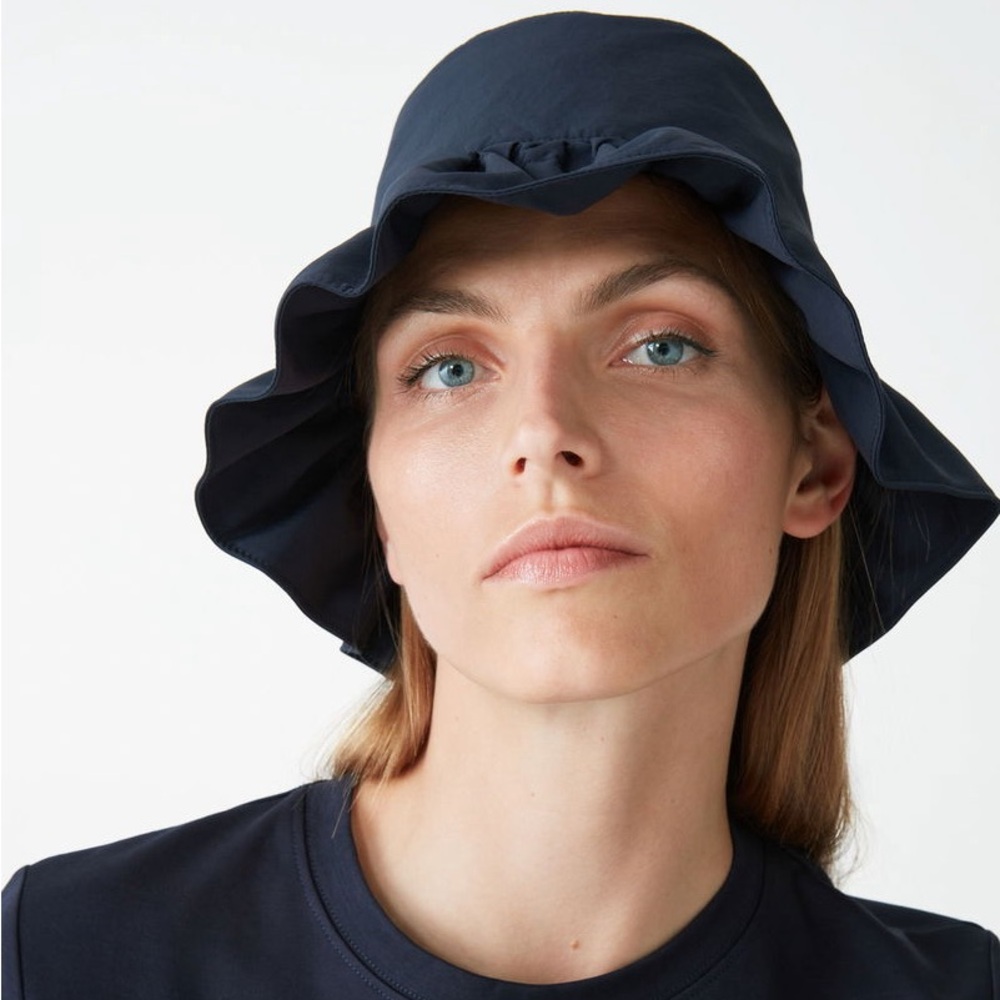 COS Recycled Polyamide Ruched Bucket
Hat - Picture 2 of 10